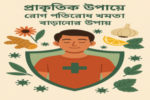 প্রাকৃতিক উপায়ে রোগ প্রতিরোধ ক্ষমতা বাড়ানোর উপায়